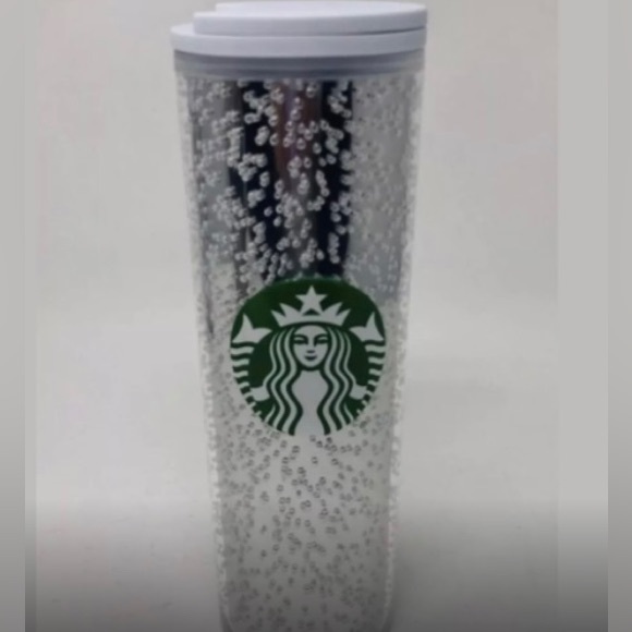 Starbucks Silver White Bubble Hot Cold Cup Tumbler Insulated 2020 Release NWT - Picture 13 of 15